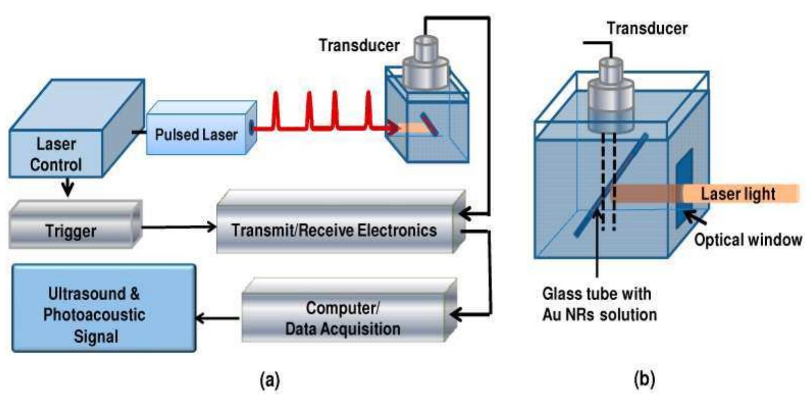 (a) a block diagram of the ultrasound and photoacoustic