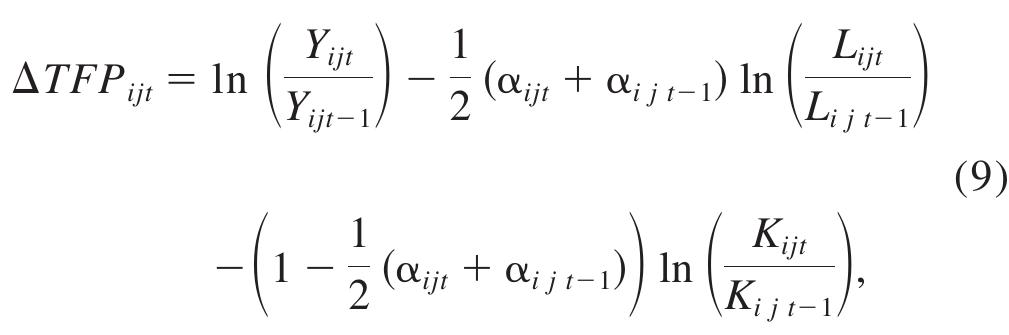 Us Tfp Graph To illustrate our method, figure 1 plots tfp levels in one