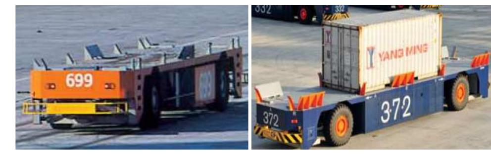 An agv system for containers transport applications [31]