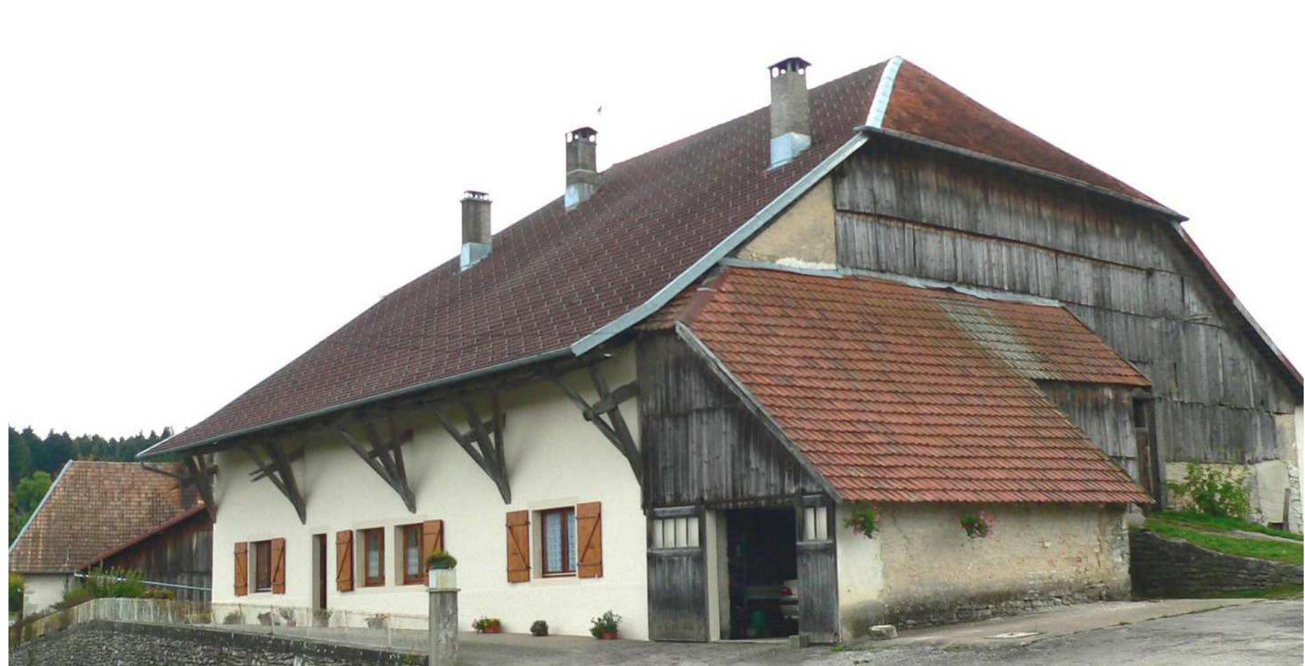 Fig. 11: Farmhouse built by notary Pierre Parrenin dit Mossard, in 1662 (photo by Bruno Monnet). 