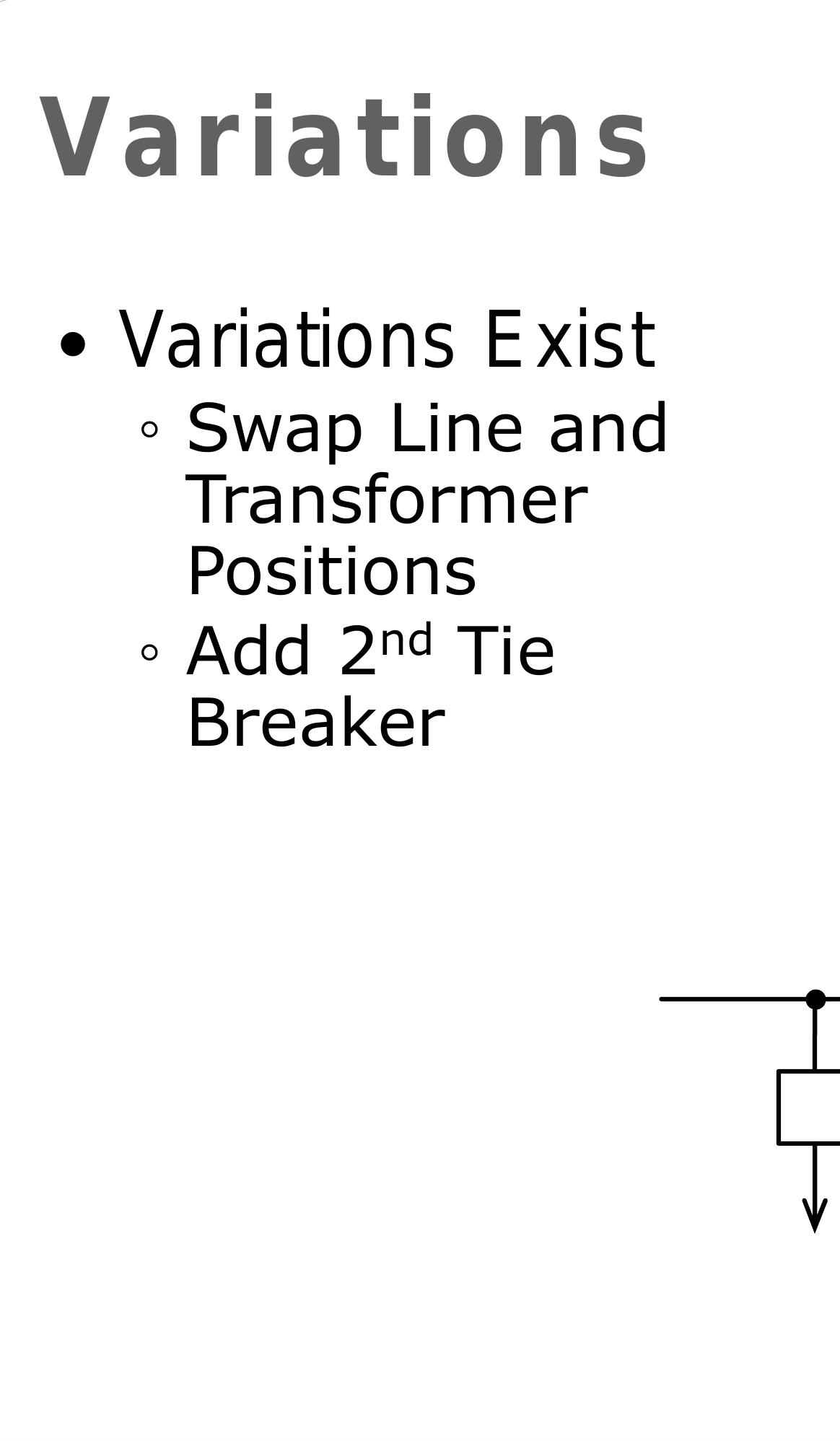 Figure 147 - HV Substation Design: Applications and