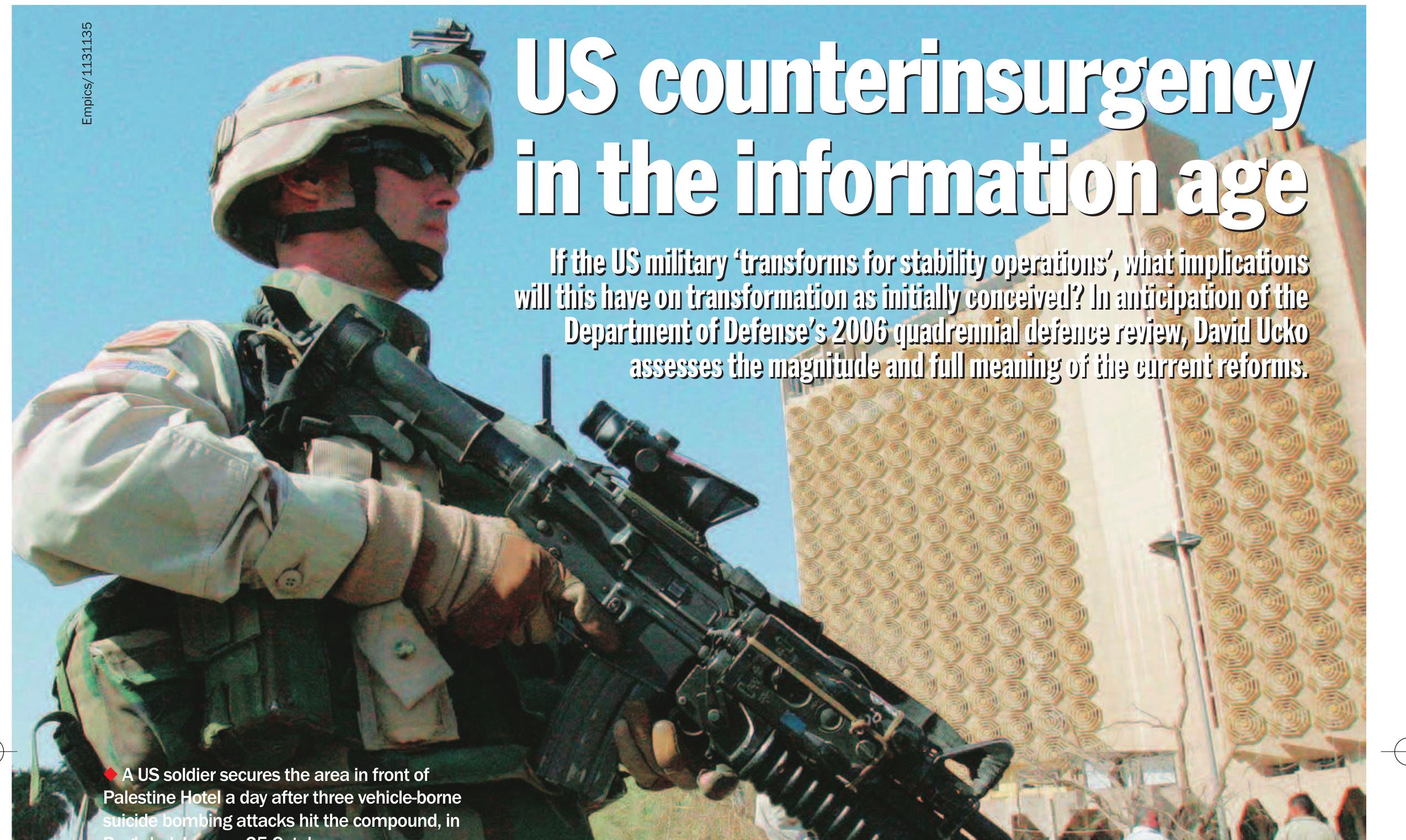 (PDF) US Counterinsurgency in the Information Age