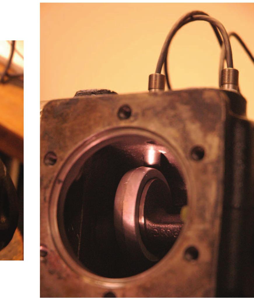 Closeup picture of position sensors. figure 3: picture of