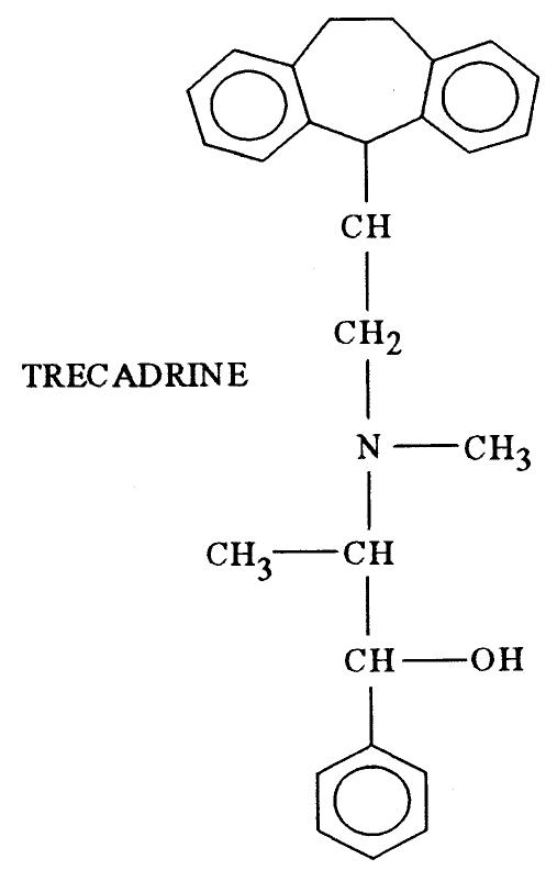 the-chemical-structure-of-trecadrine