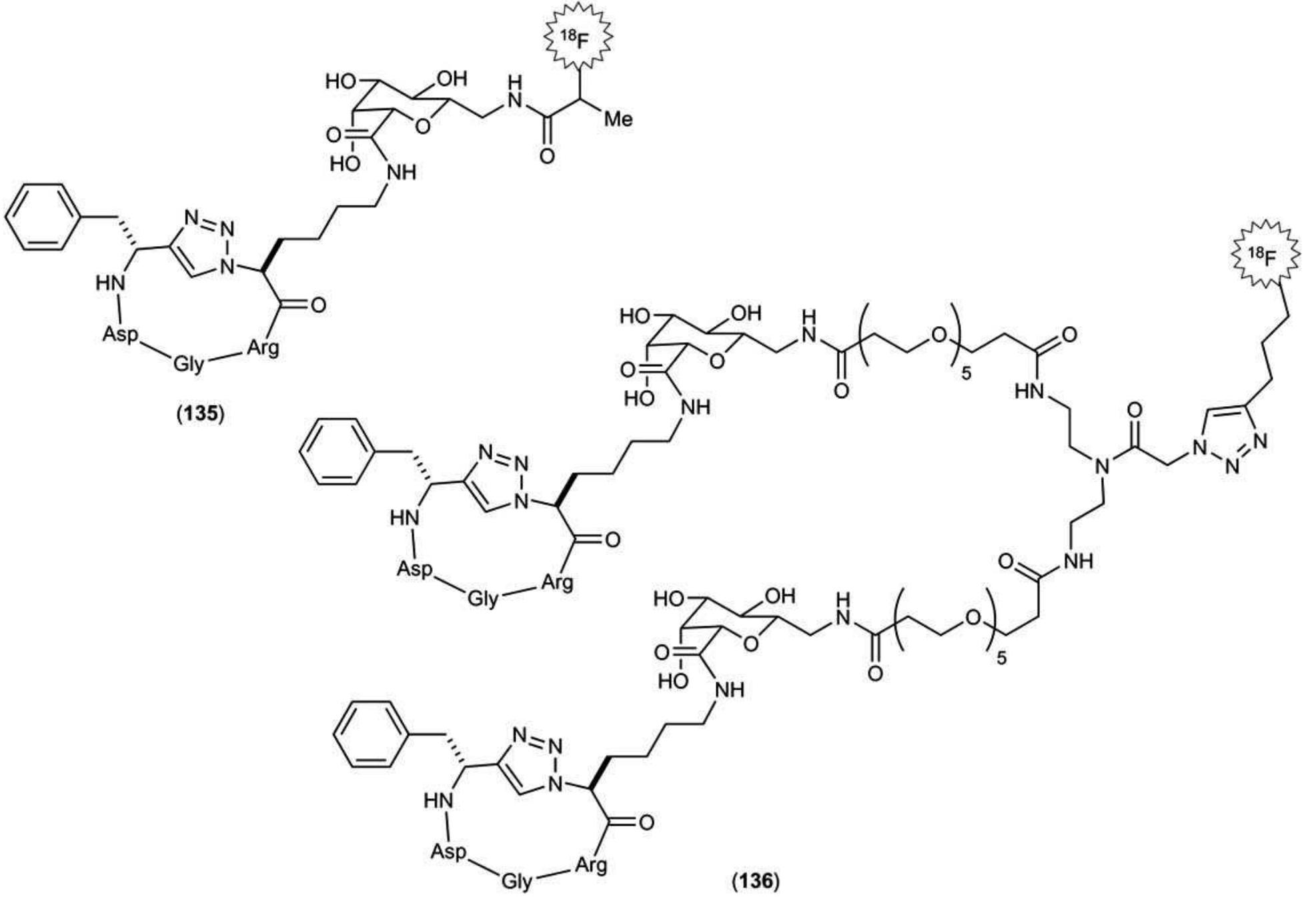 (33). molecular structure of ['°f]-labelled cyclic rgd