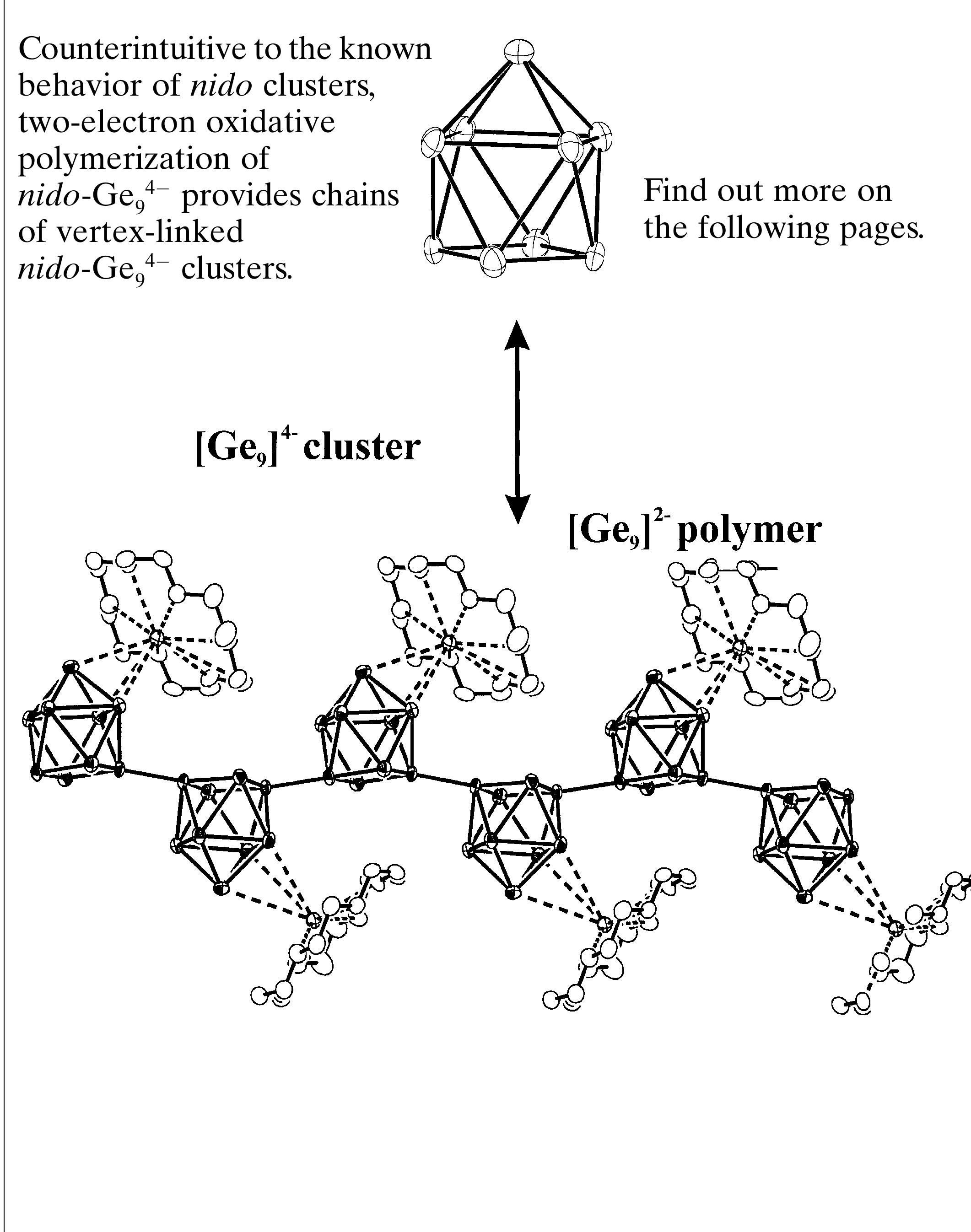 (PDF) An Unprecedented1∞[Ge9]2− Polymer: A Link between Molecular Zintl ...