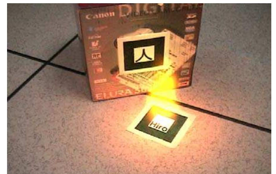 Figure 1: Virtual fire illuminating a real scene (video attached). 