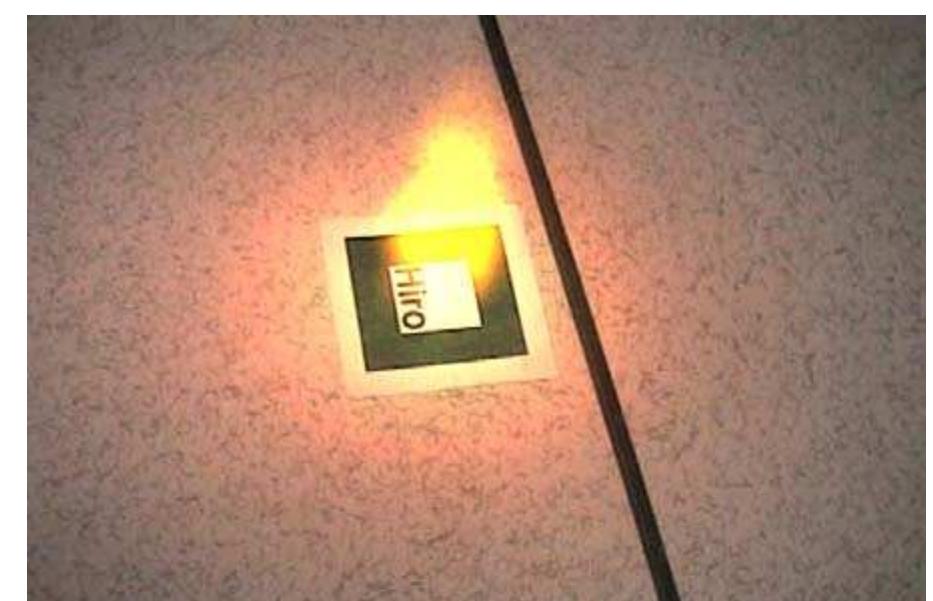 Figure 4: Illumination is consistent from different view point.  Figure 3: Sequence of virtual fire brightening a real scene, from left to right: (a) Original intensity, (b) Illumination of real scene without virtual flames, (c) final scene with composited virtual flames. 