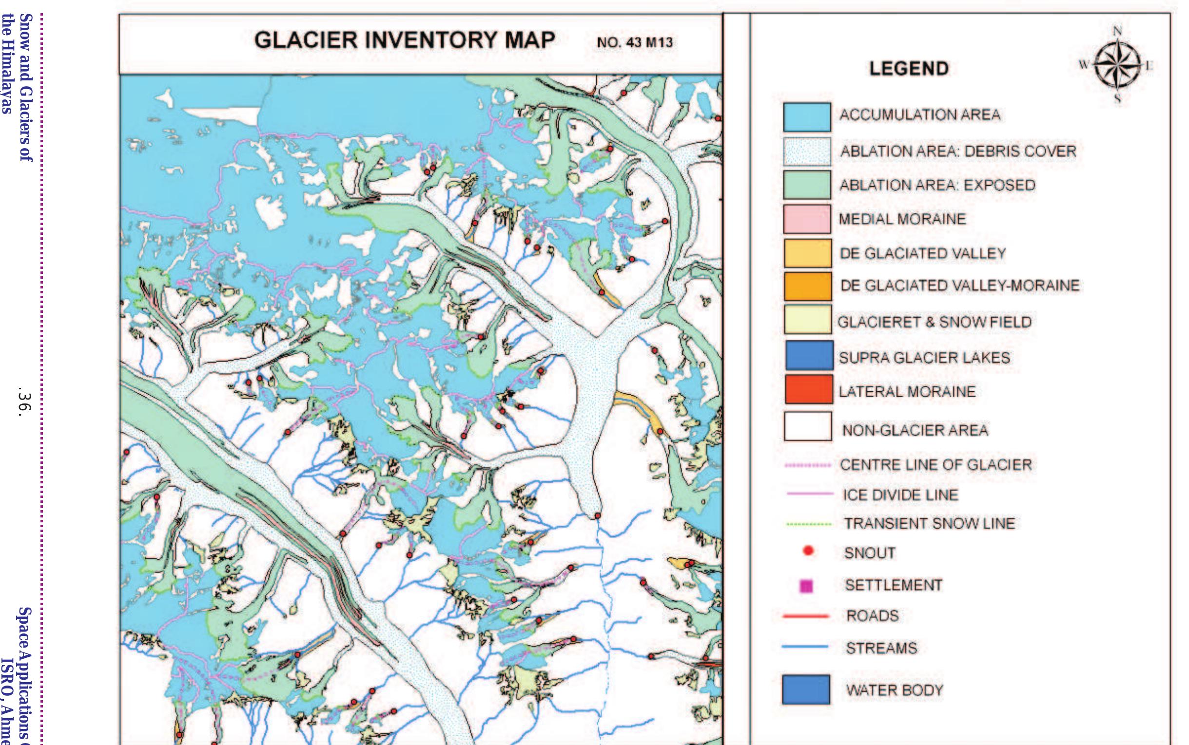 Figure 7: Glacier Inventory Map 