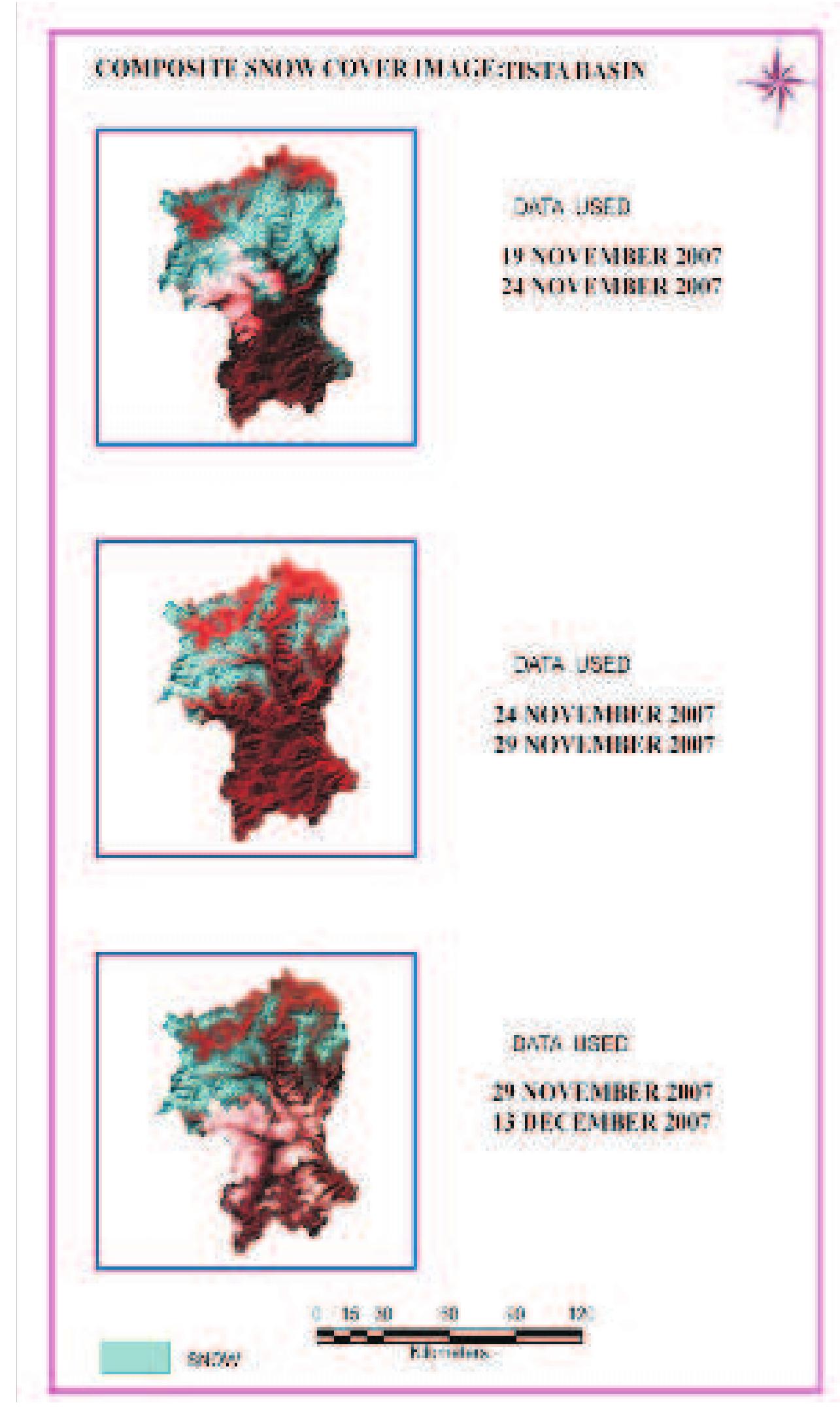 Figure 30: AWIFS Image of Tista Basin 