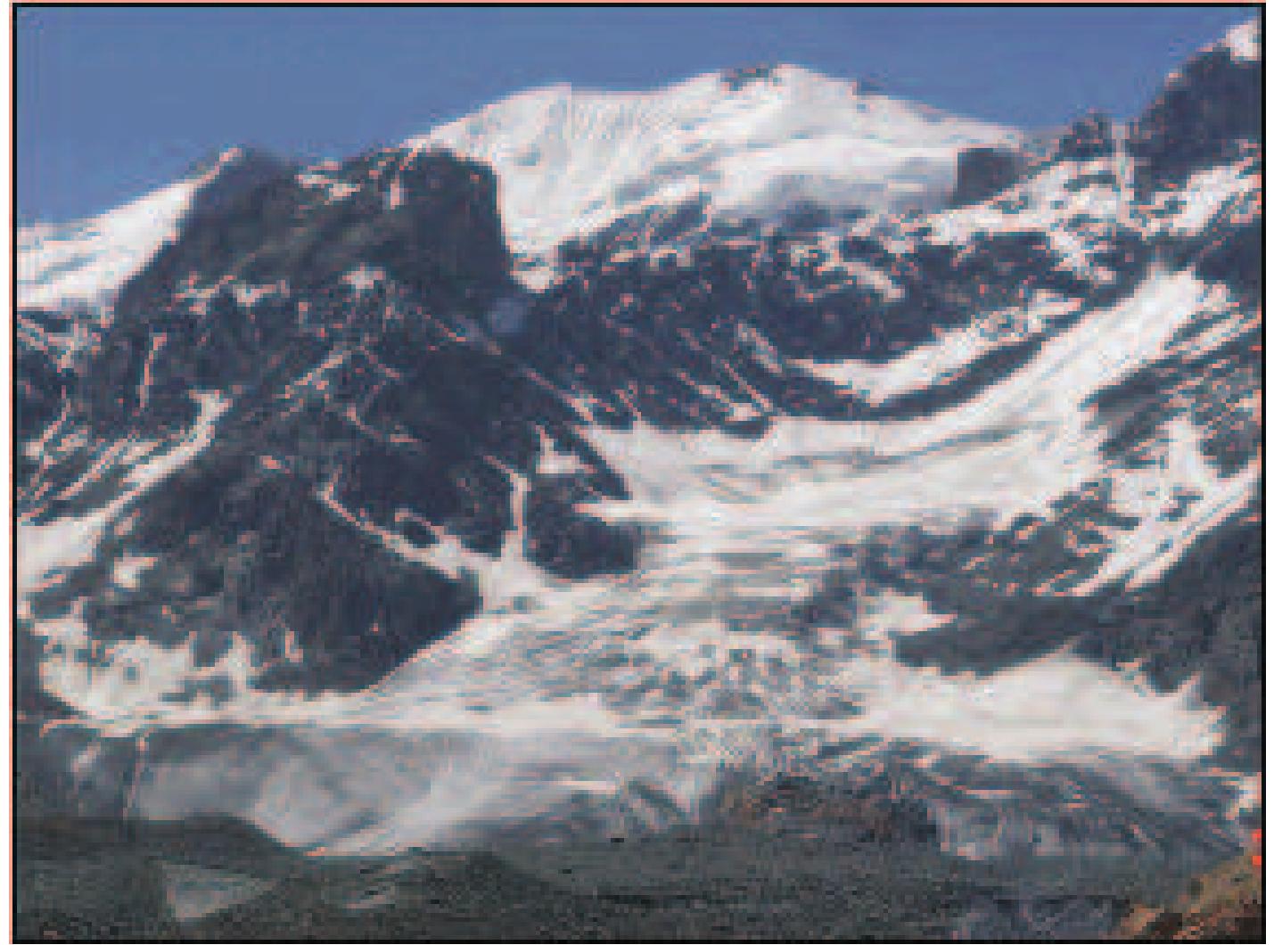 Figure 49: Accumulation zone of Panchinala glacier near Patseo in Bhaga basin. 