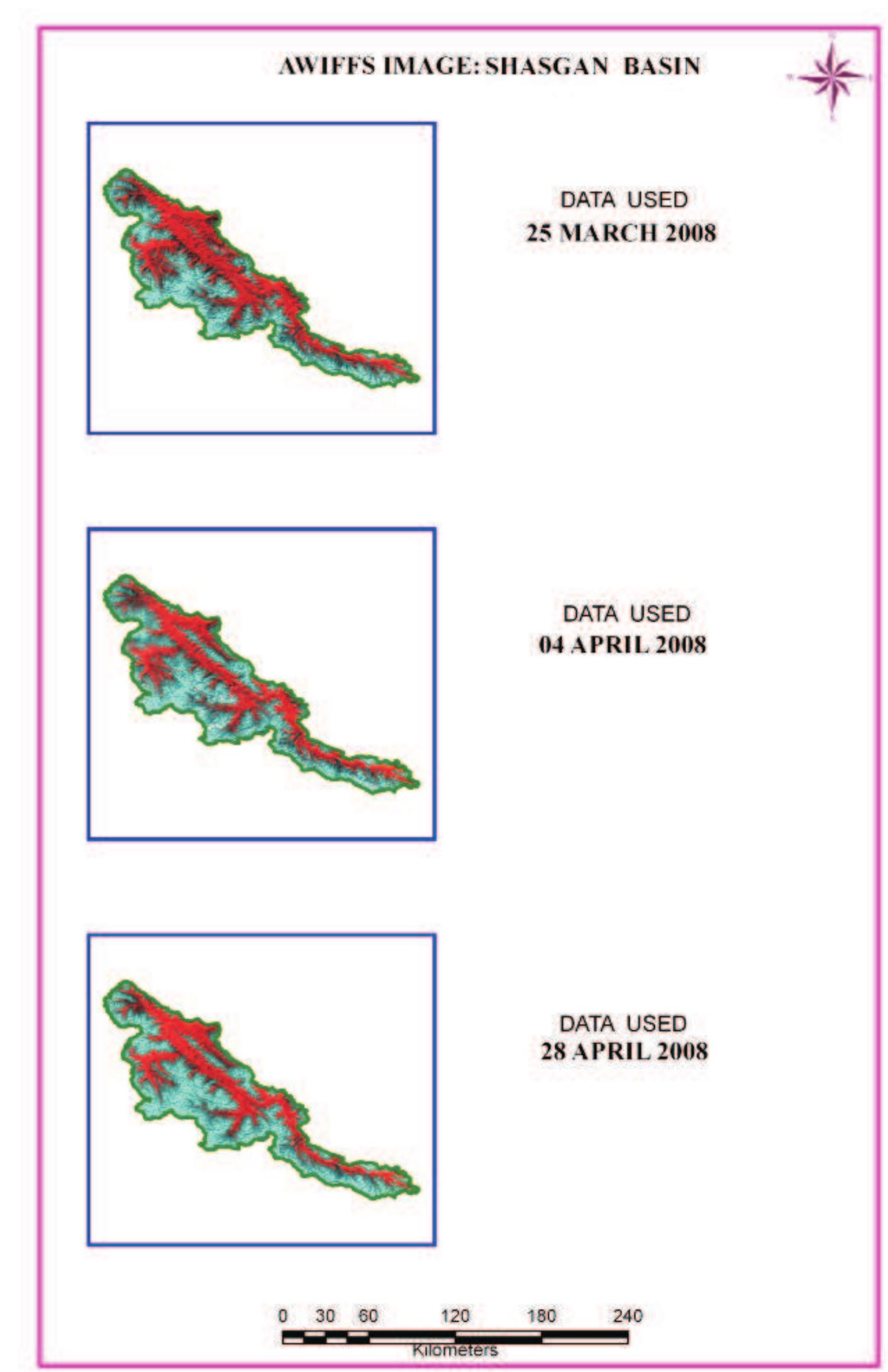 Figure 108: AWiFS image of Shasgan basin 