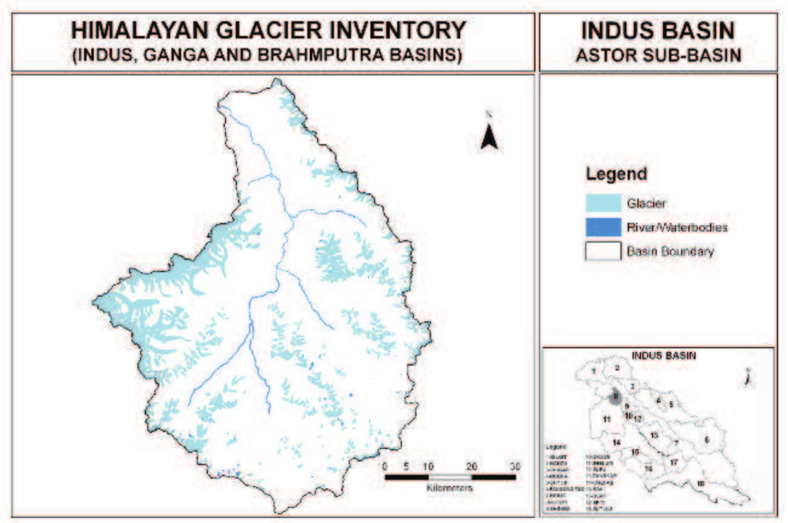Figure 142: Inventory maps of Astor Sub -basin 