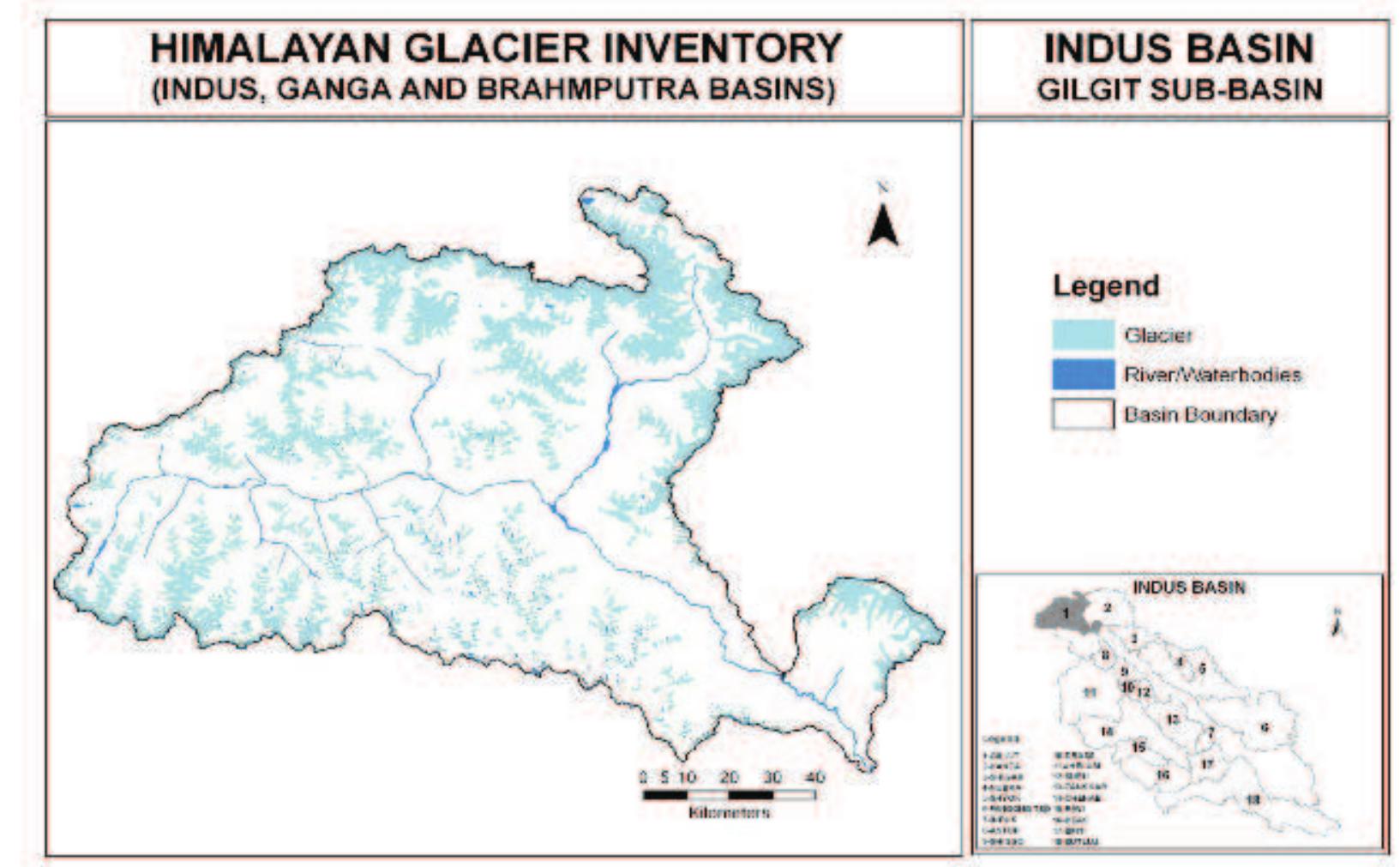 Figure 145: Inventory maps of Gilgit Sub -basin 