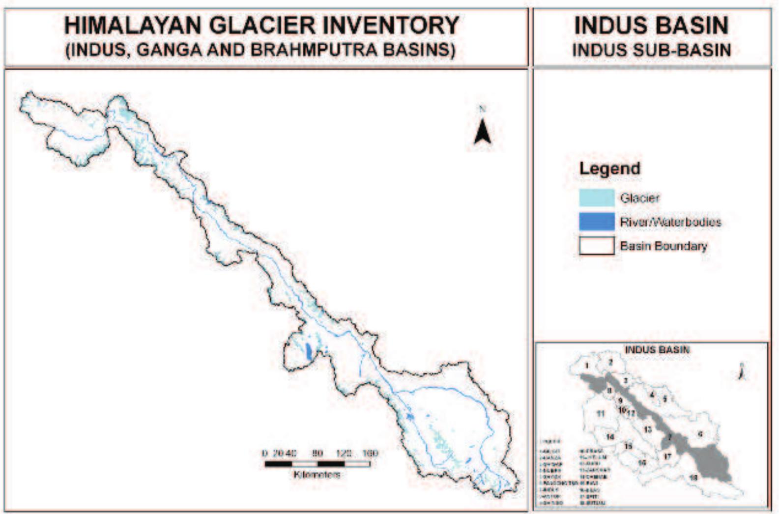 Figure 147: Inventory maps of Indus Sub -basin 