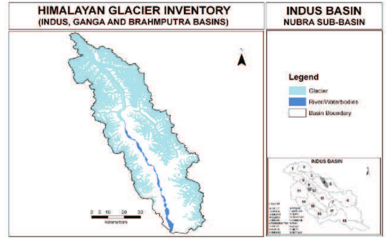 Figure 149: Inventory maps of Nubra Sub -basin 