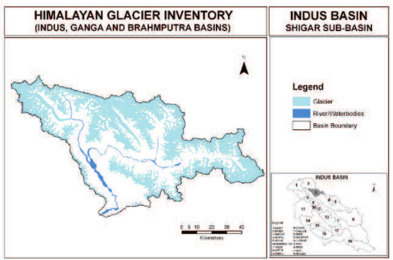 Figure 152: Inventory maps of Shigar Sub -basin 