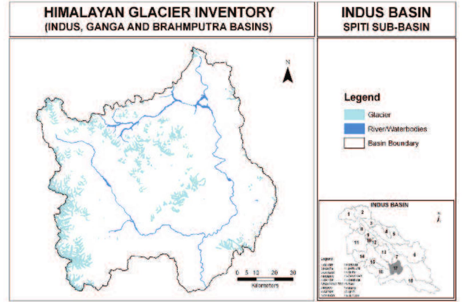Figure 155: Inventory maps of Spiti Sub -basin 