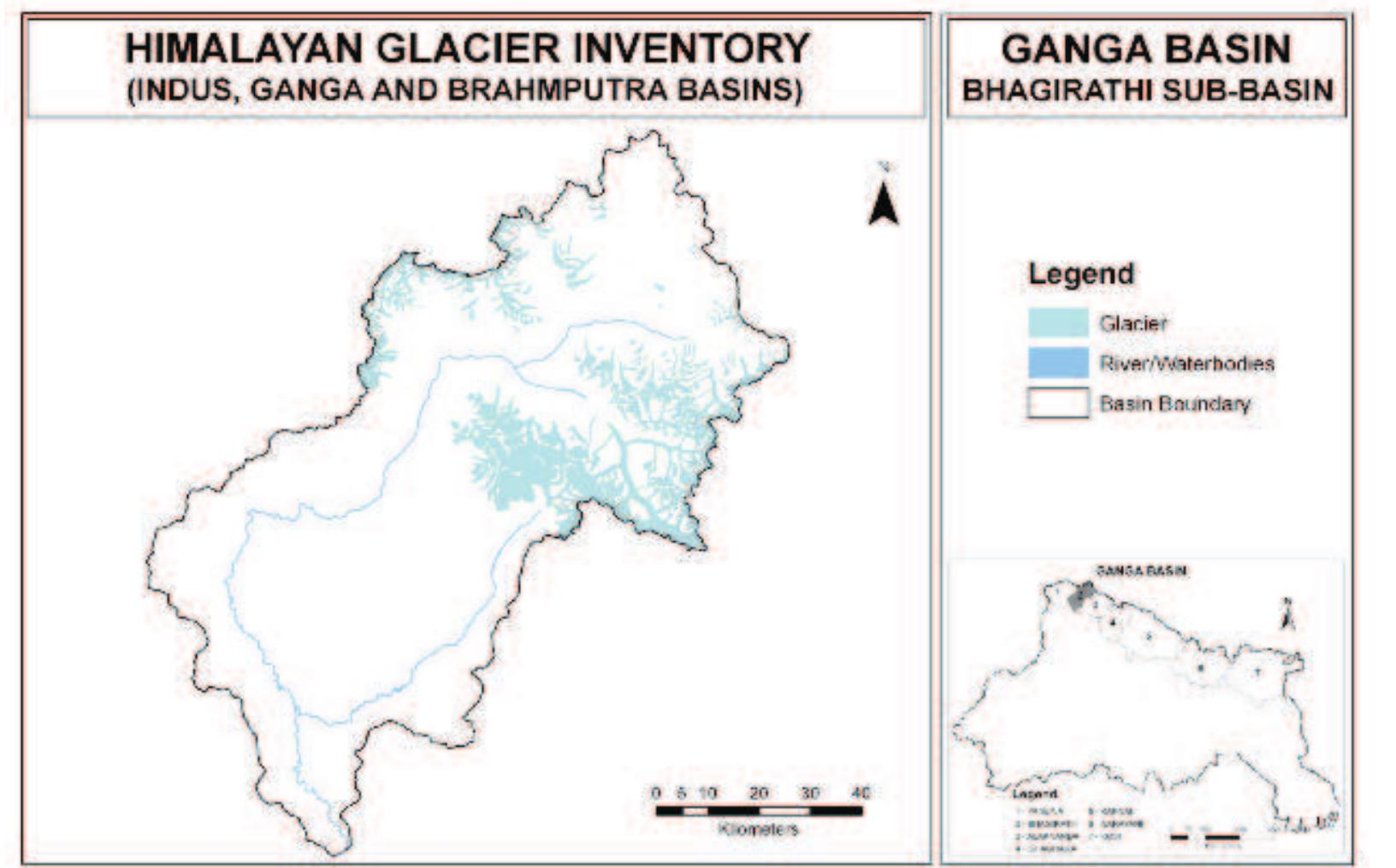 Figure 163: Inventory maps of Bhagirathi Sub -basin 