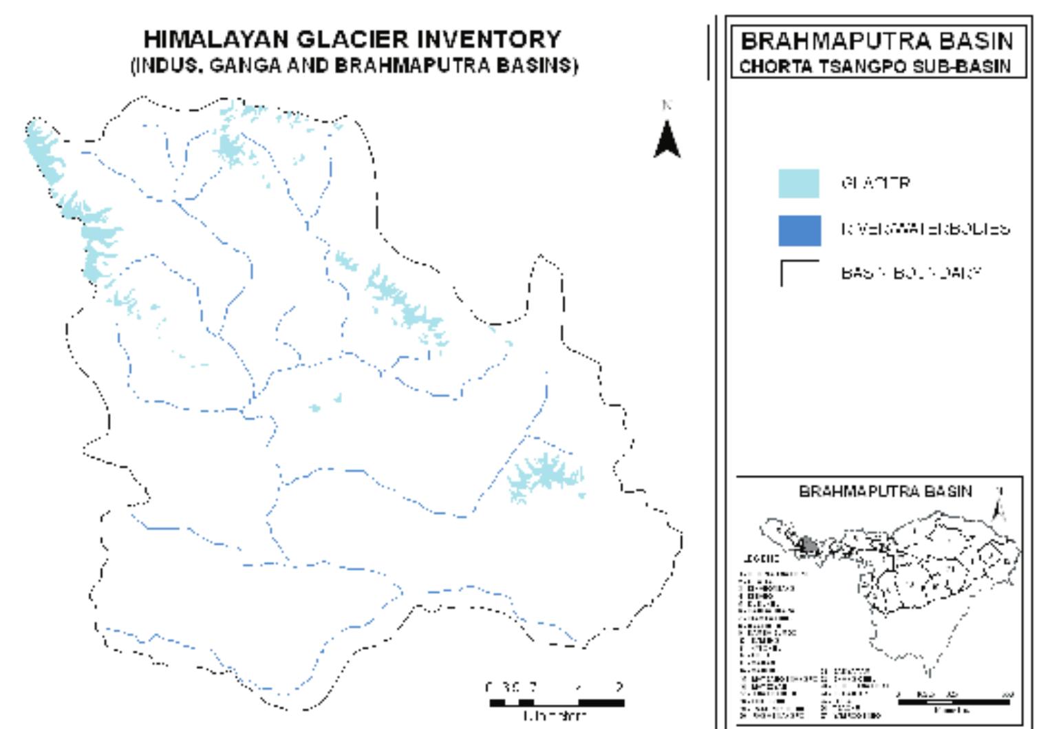 Figure 164: Inventory maps of Chorta Tsangpo Sub-basin 