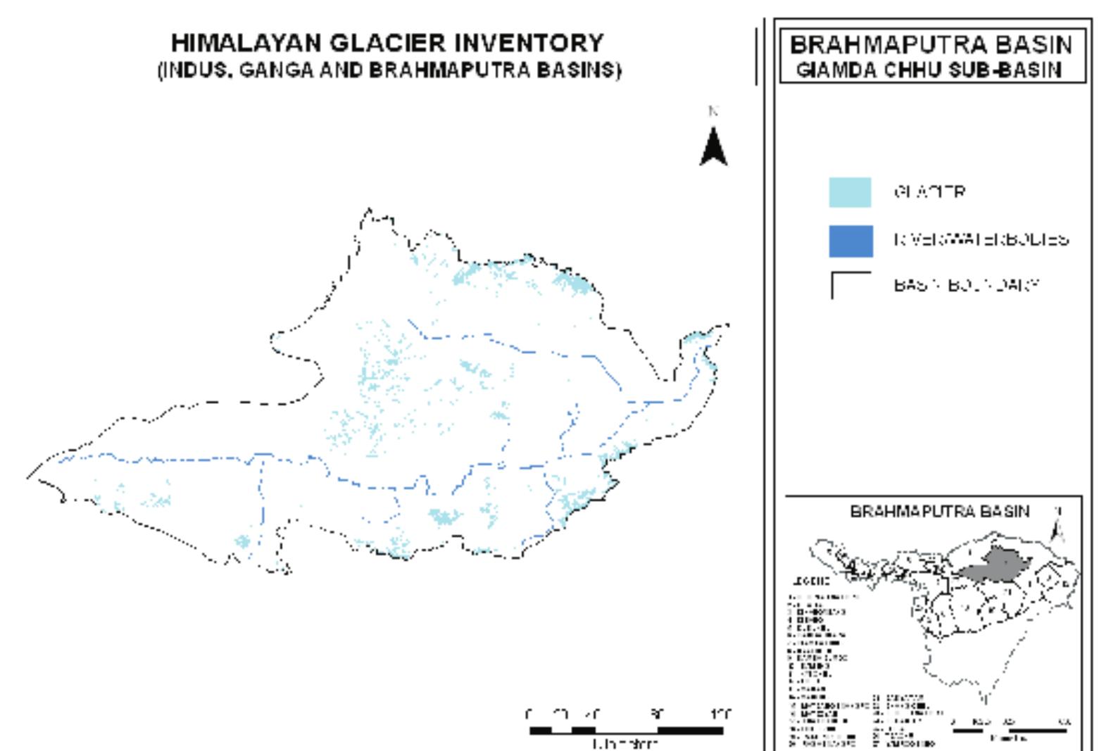 Figure 170: Inventory maps of Giamda Chhu Sub-basin 