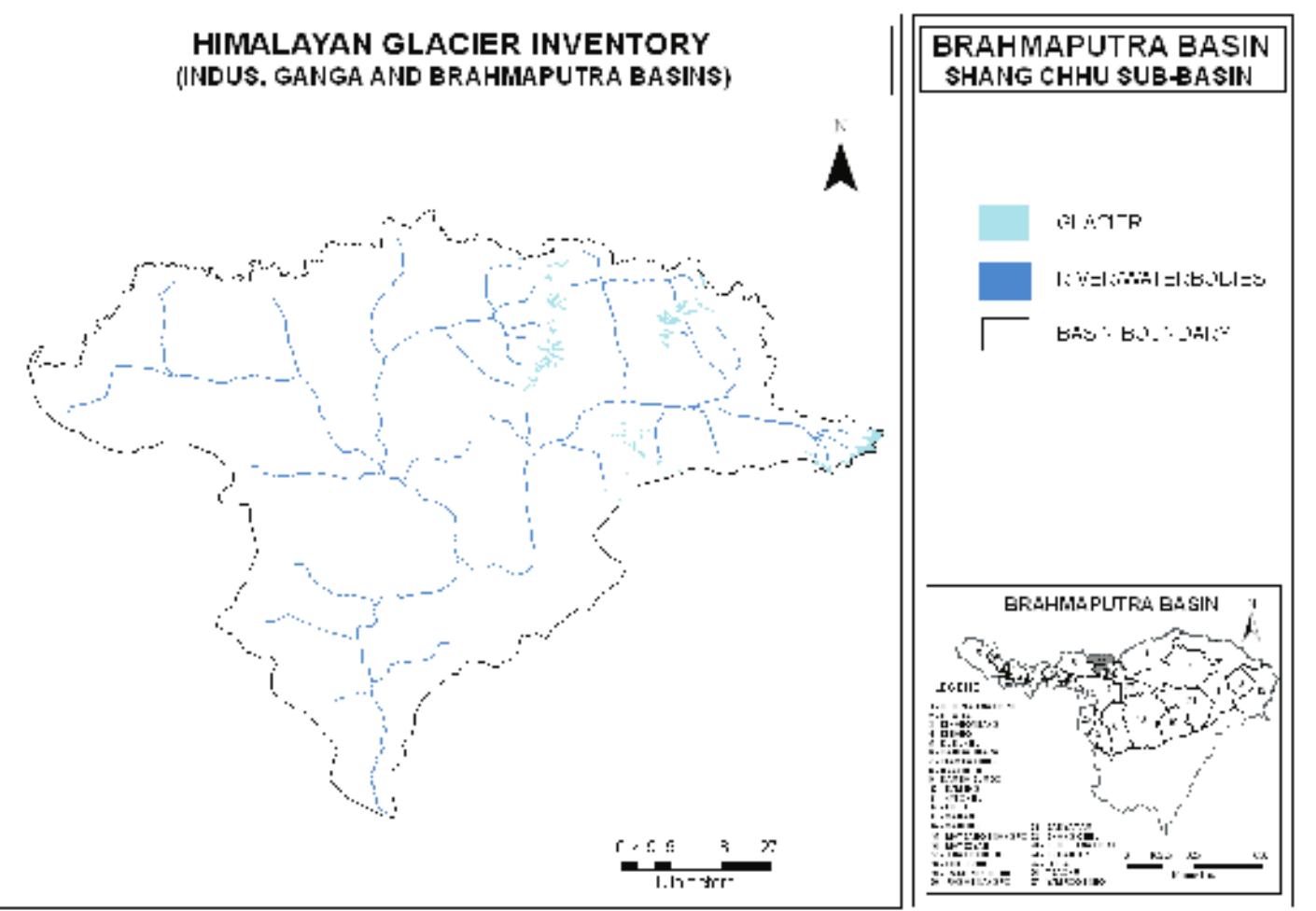 Figure 187: Inventory maps of Subansiris Sub-basin 