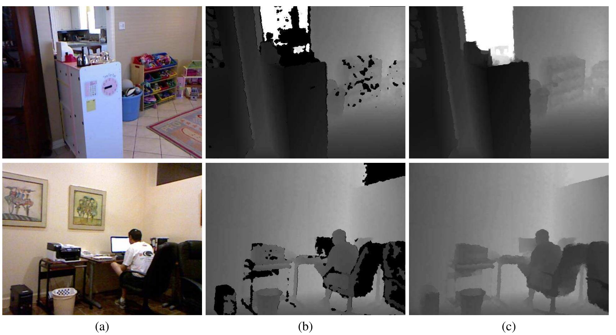 (PDF) High-quality depth map upsampling and completion for RGB-D cameras