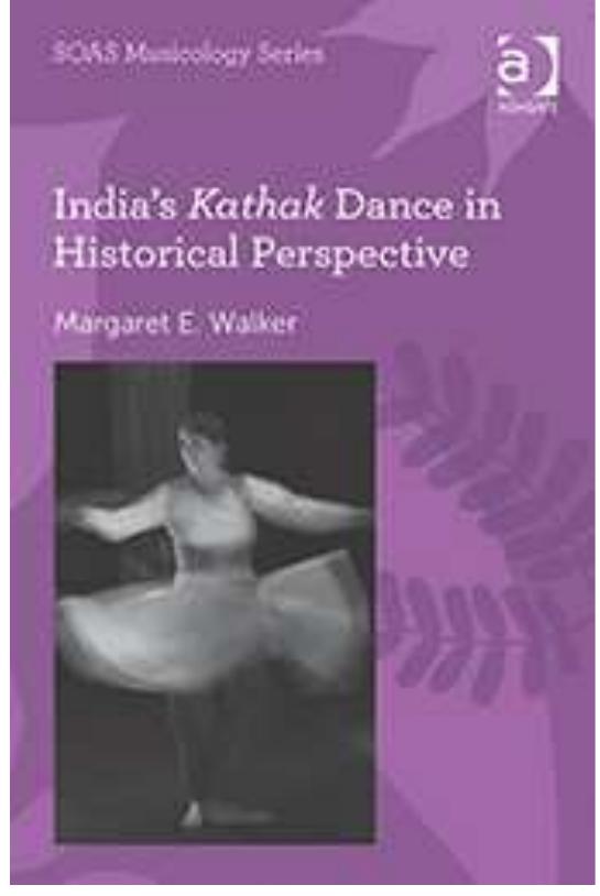 More Information (from the Ashgate webpage, although Ashgate was bought by Routledge):  Kathak, the classical dance of North India, combines virtuosic footwork and dazzling spins wi subtle pantomime and soft gestures. As a global practice and one of India's cultural markers, kathak dance is often presented as heir to an ancient Hindu devotional tradition in which men called Kathakas danced and told stories in temples. The dance's repertoire and movement vocabulary, however, tell a different story of syncretic origins and hybrid history - it is a dance that is both Muslim and Hindu, both devotional and entertaining, and both male and female. Kathak's multiple roots can be found in rural theatre, embodied rhythmic repertoire, and courtesan performance practice, and its history is inextricable from the history of empire, colonialism, and independence in India. 