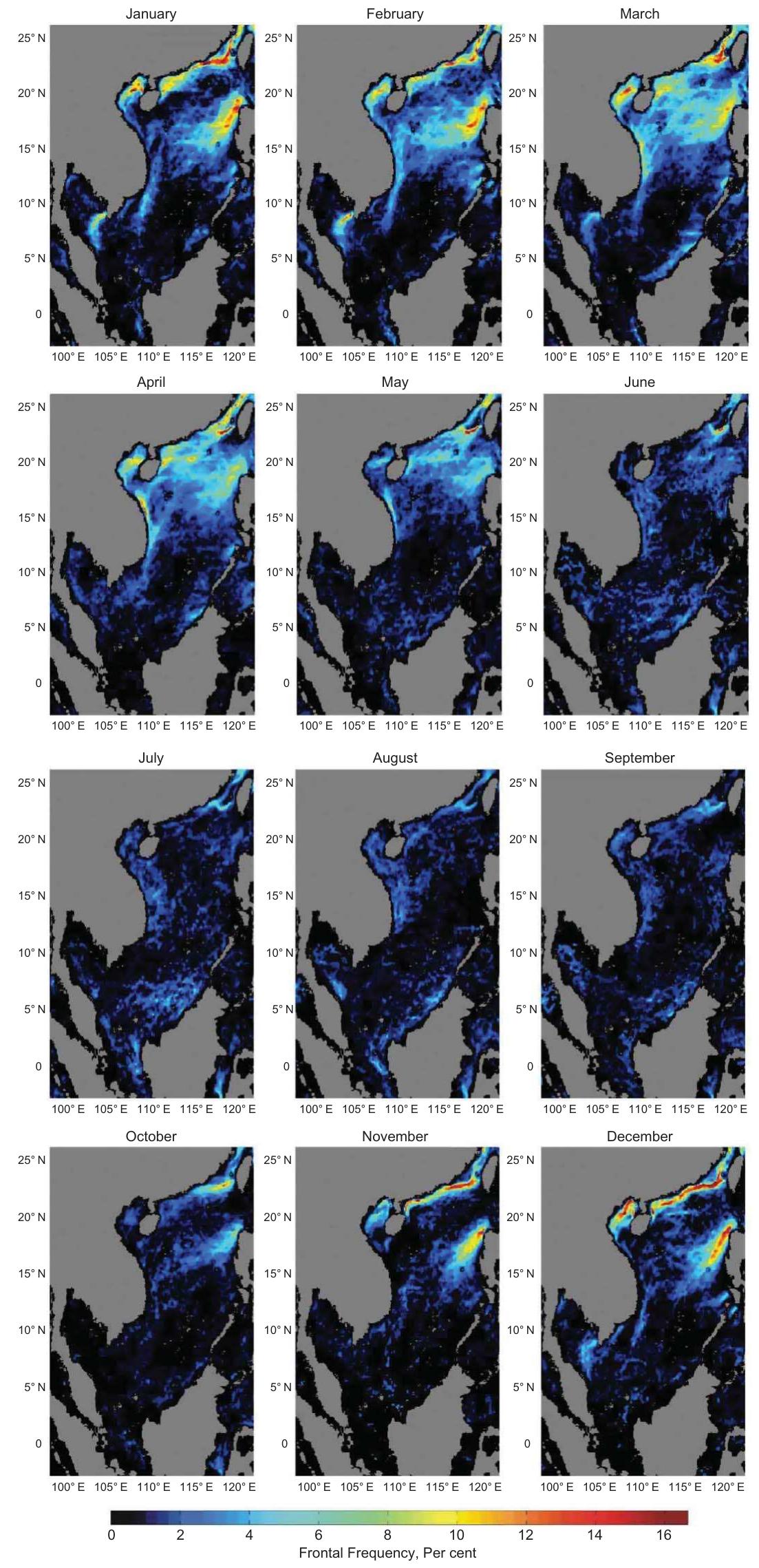 (PDF) Thermal fronts of the southern South China Sea from satellite and ...