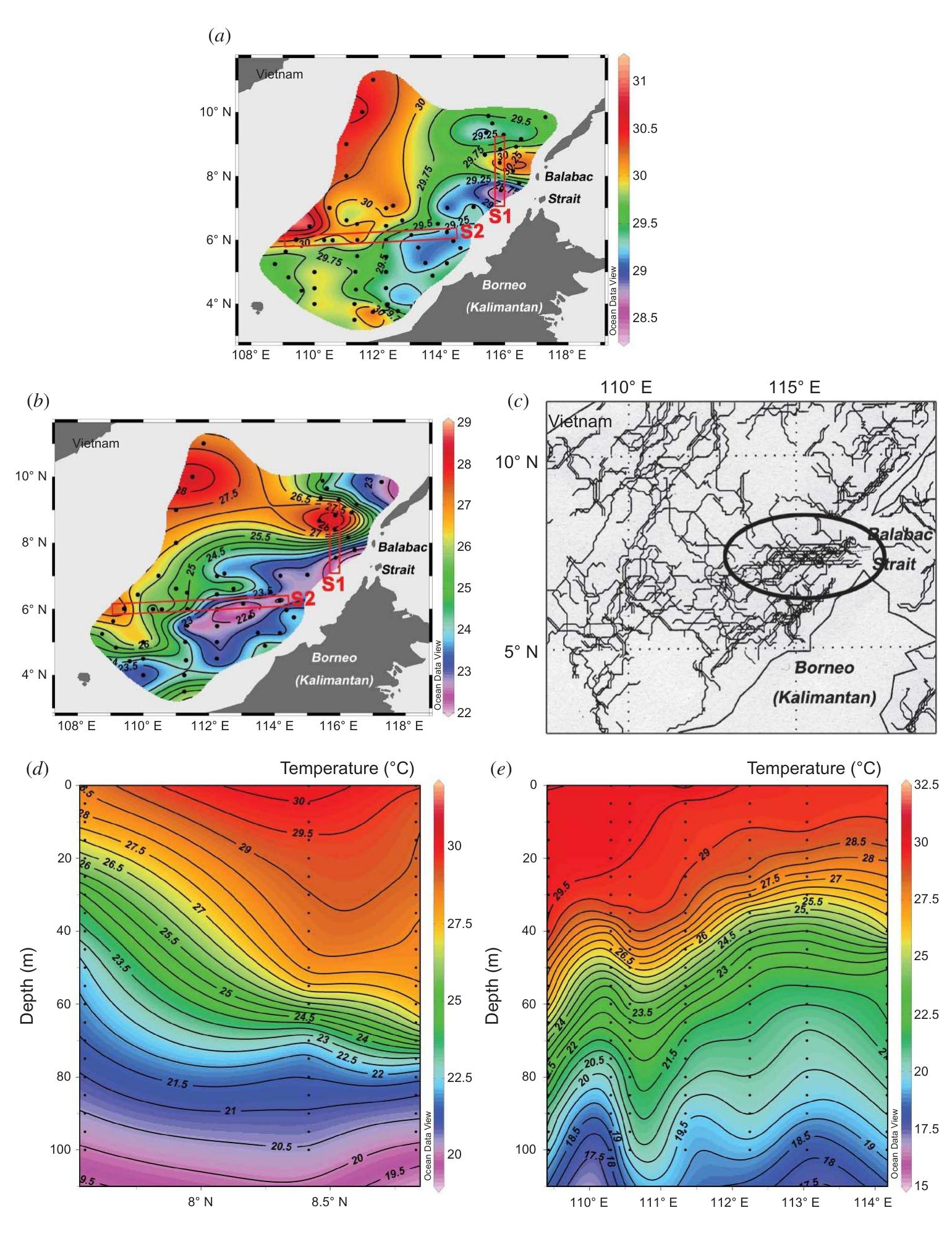 (PDF) Thermal fronts of the southern South China Sea from satellite and ...