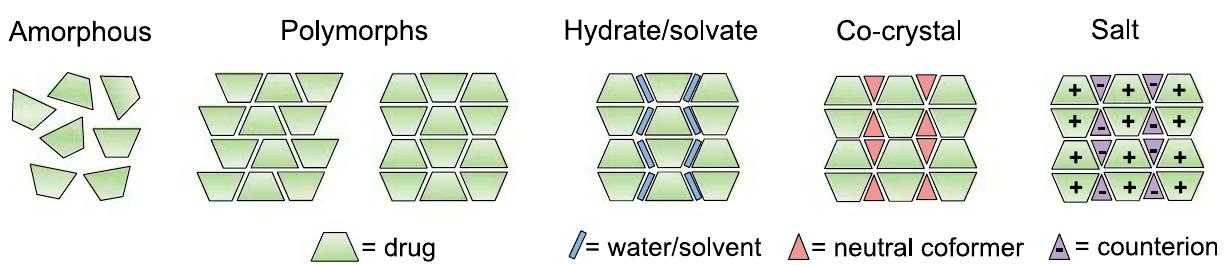 Polymorph Solid State Figure 19 - from Strategies to Address Low Drug Solubility