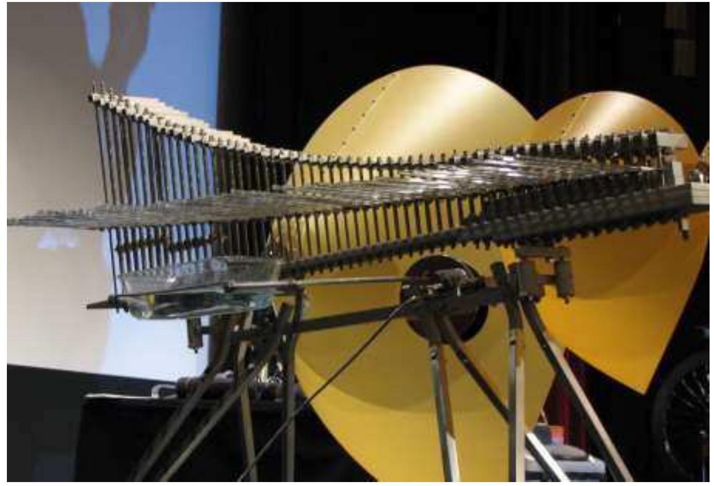 they can be reproduced and manipulated.  Fig 3: The Crystal Baschet, Bernard and Francoise Baschet, 1952.  Sound and Image 