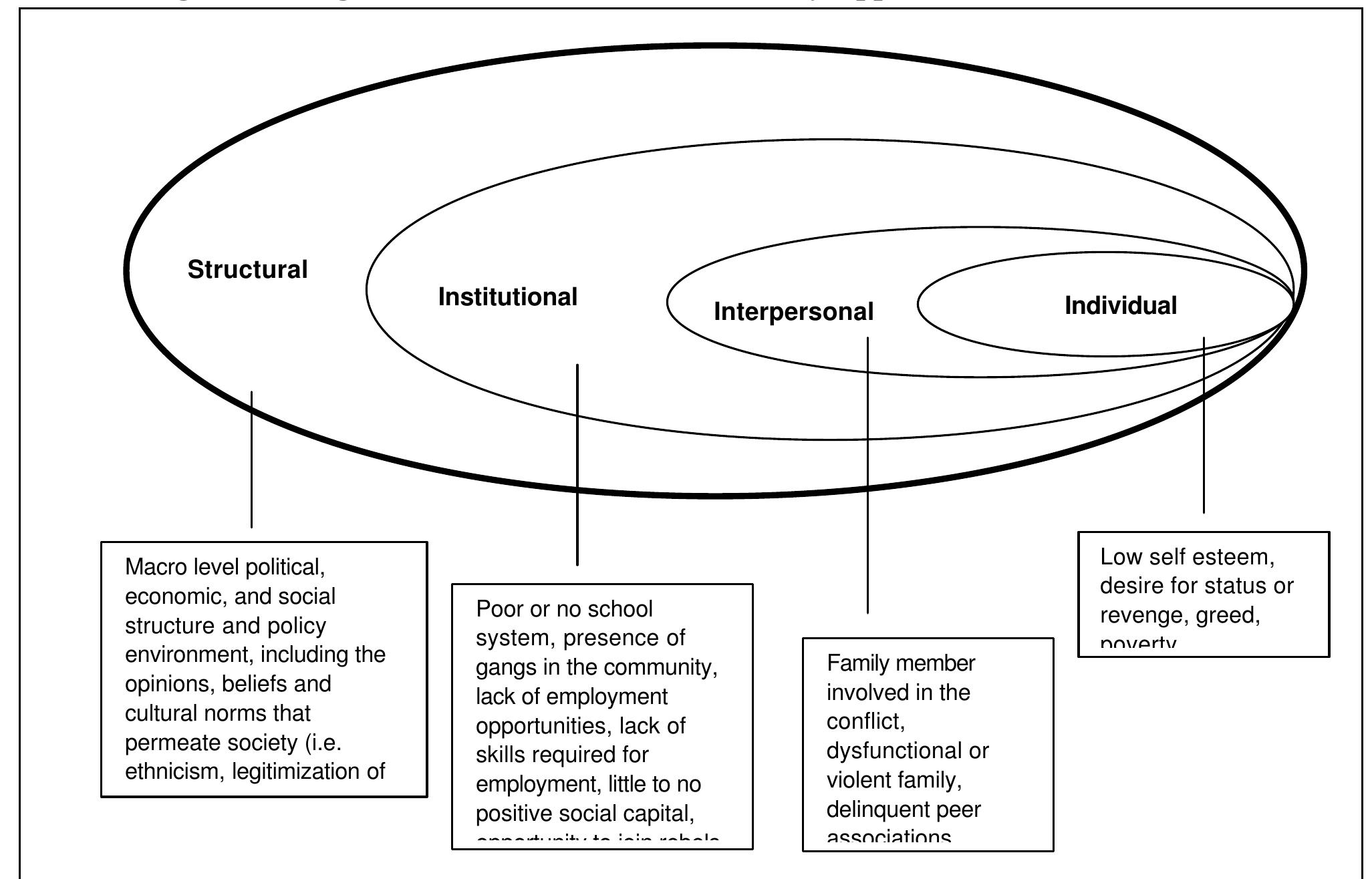 Figure 3 - from Mental Health and Conflicts. Conceptual