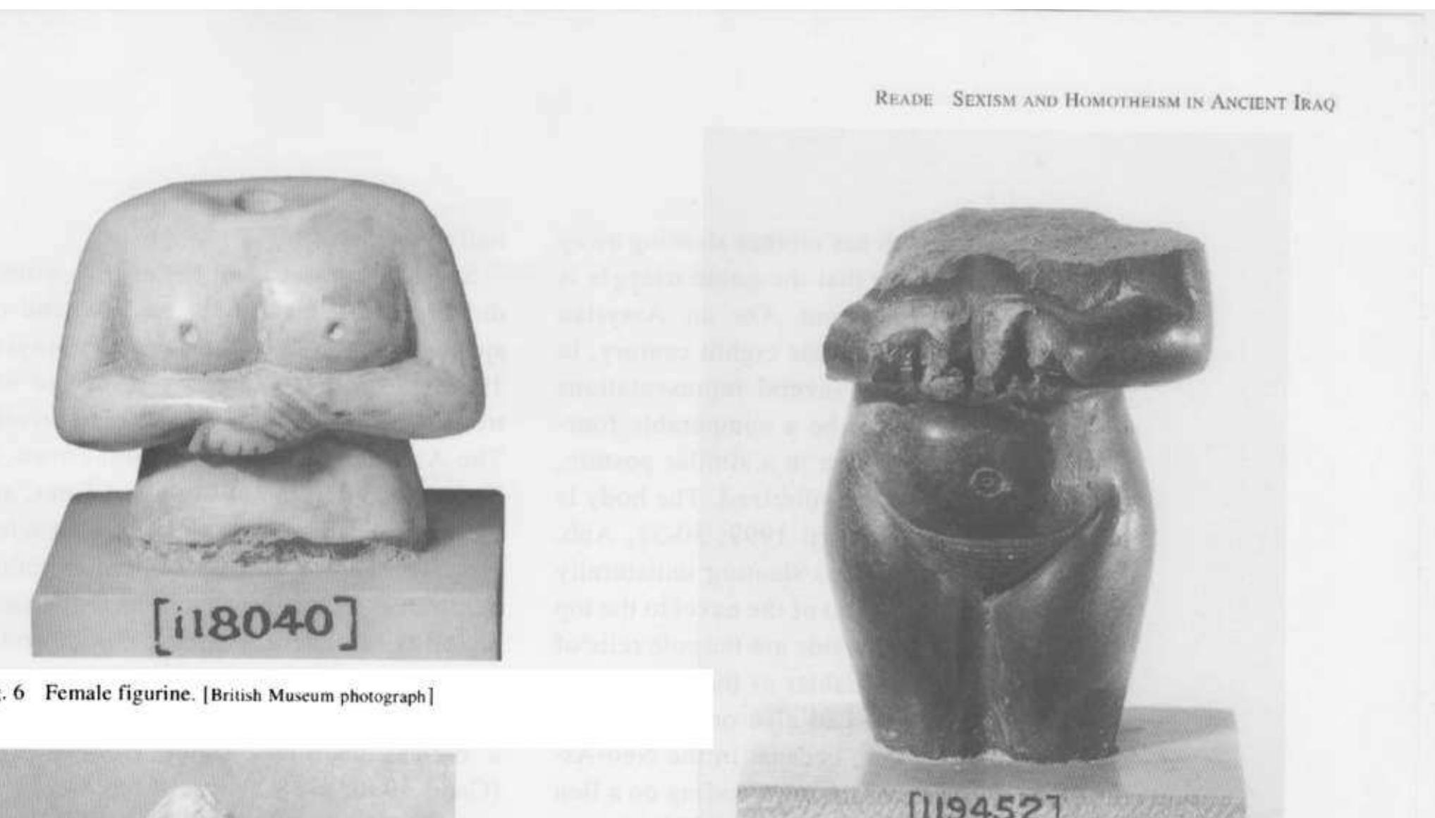 Fig. 7 Female figurine. [British Museum photograph] 