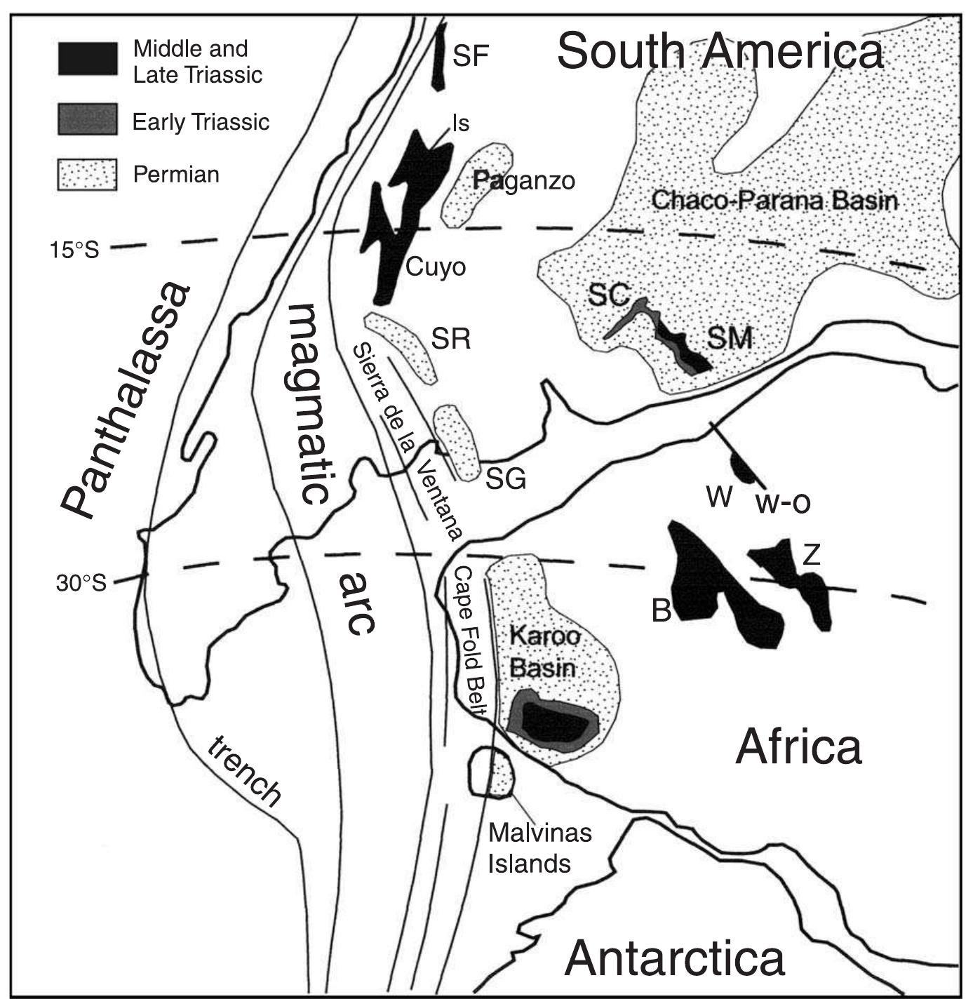 (PDF) Sequence stratigraphy of continental Triassic strata of ...