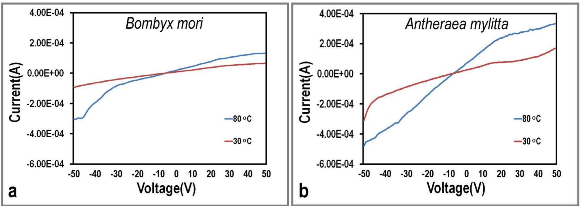 | current-voltage (i-v) characteristics of scm at 30°c and