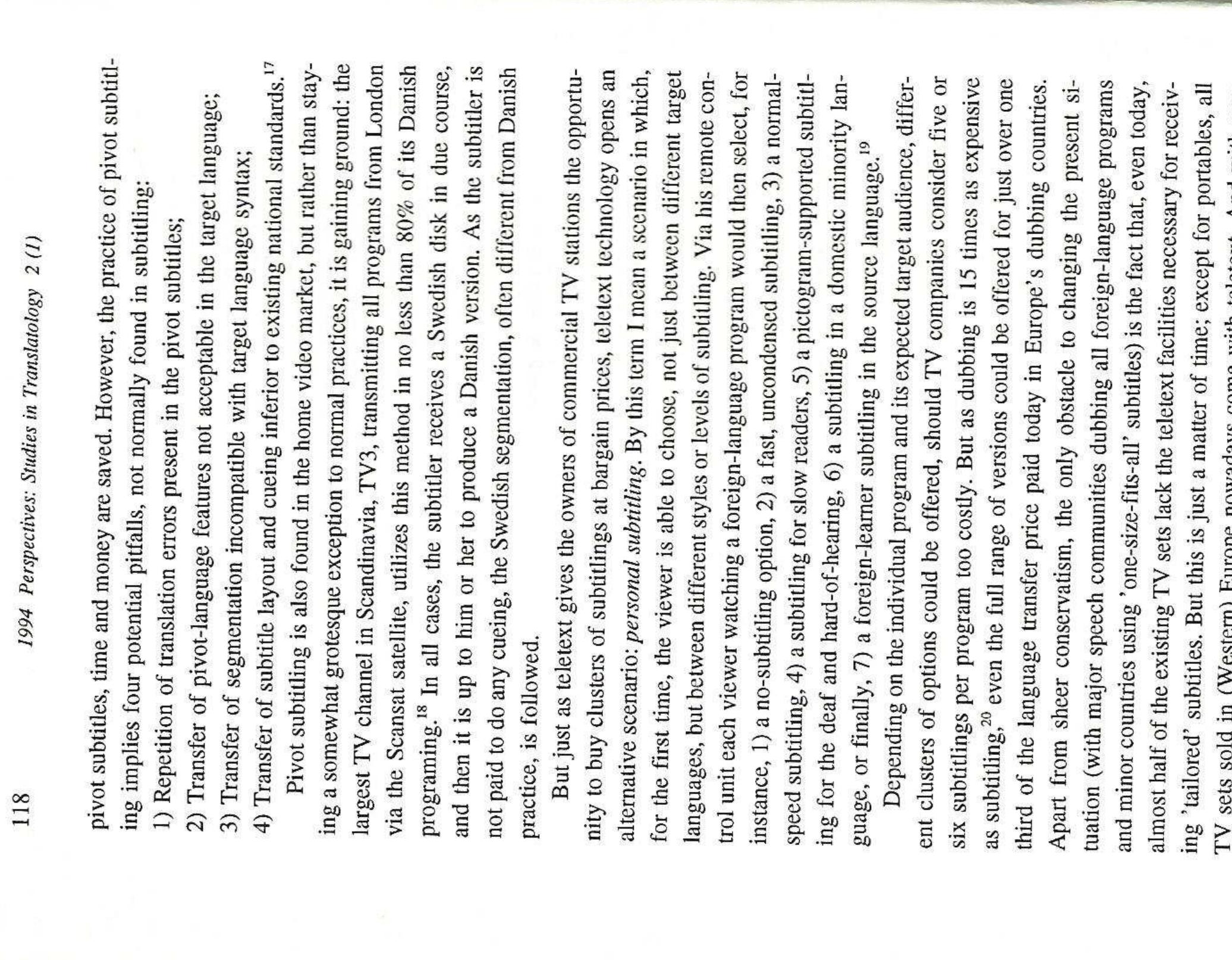 Table 11 - from Subtitling: Diagonal translation