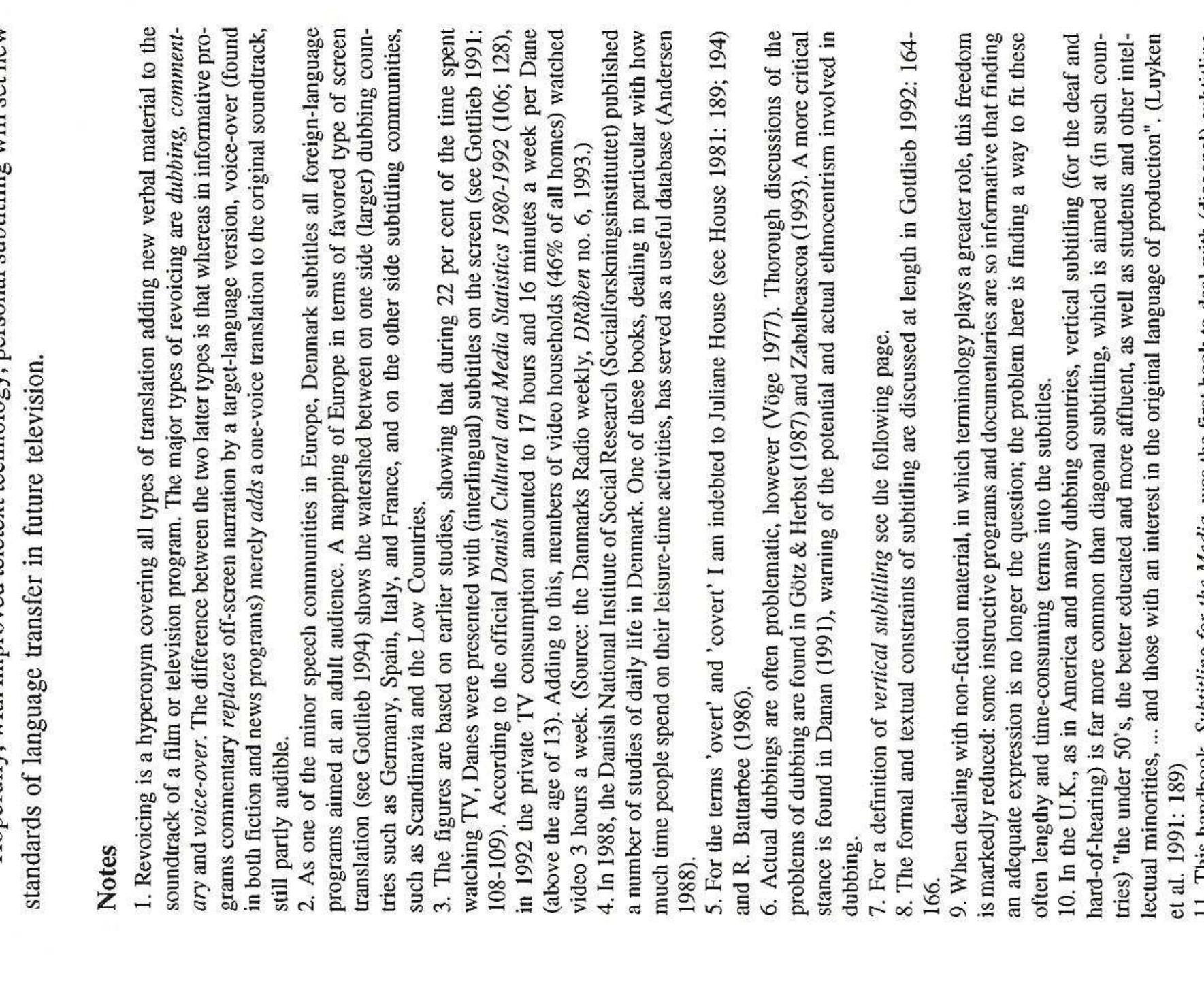 Table 12 - from Subtitling: Diagonal translation