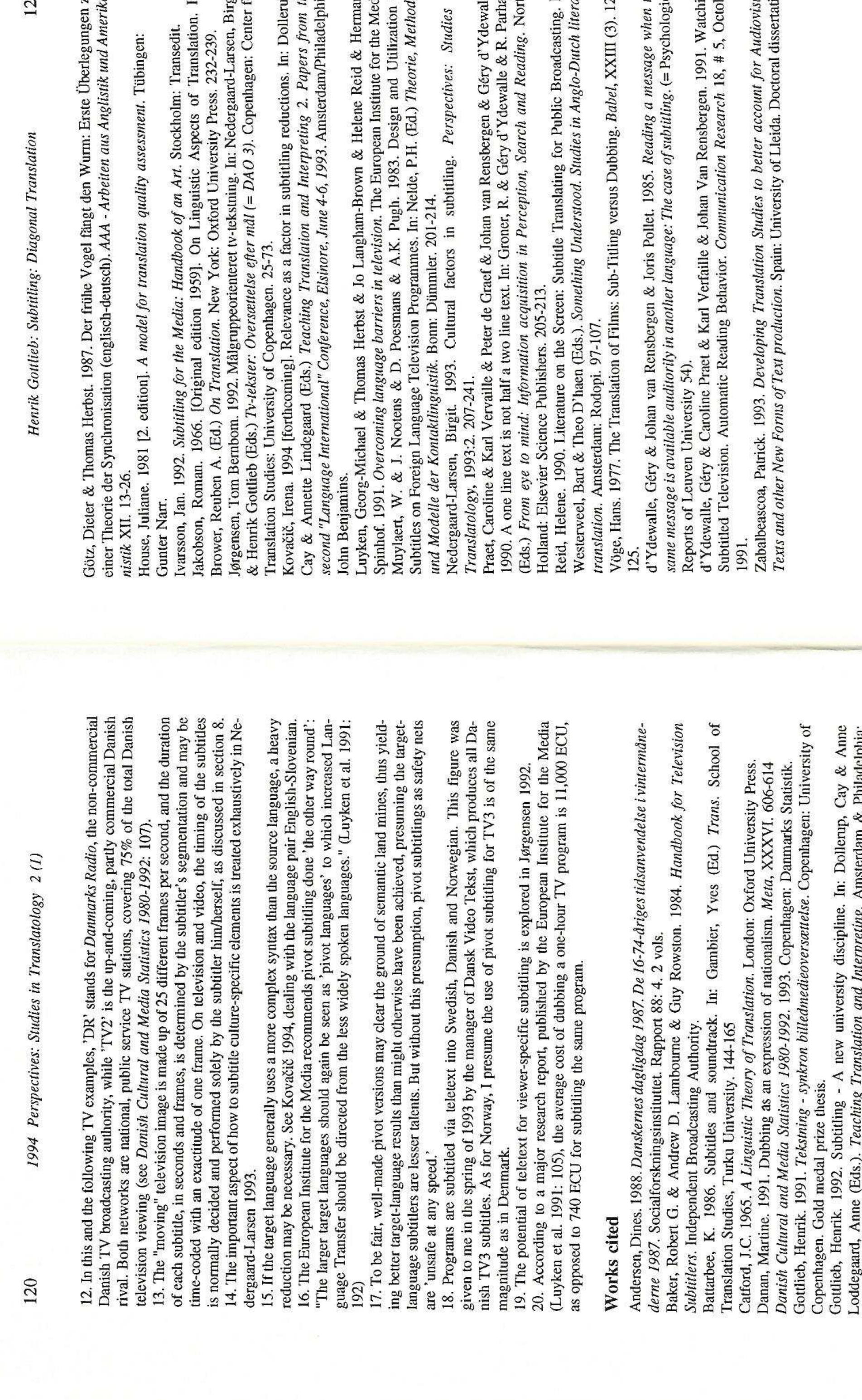 (PDF) Subtitling: Diagonal translation
