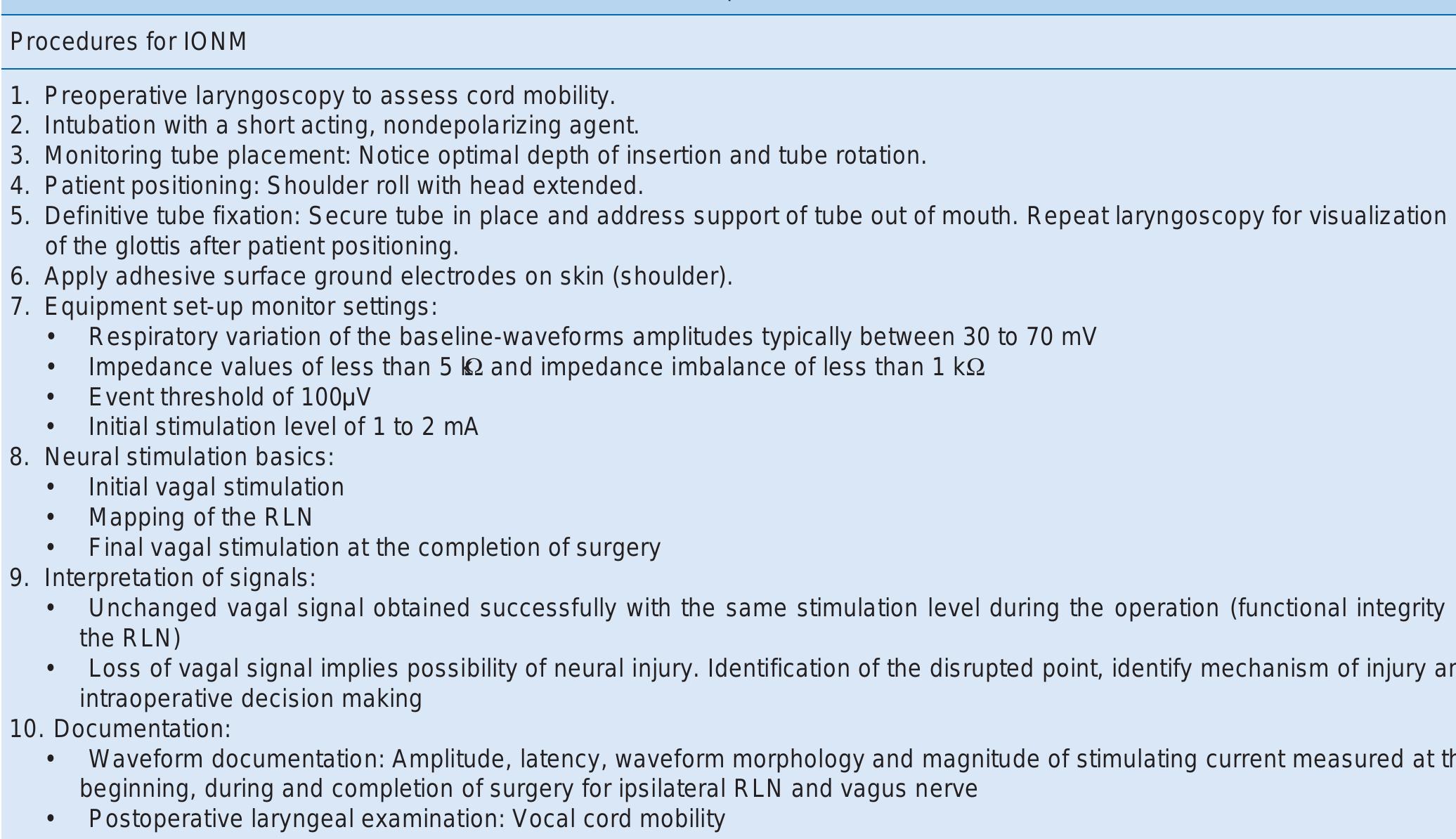 (PDF) HOW I DO IT Intraoperative Monitoring of the Recurrent Laryngeal ...