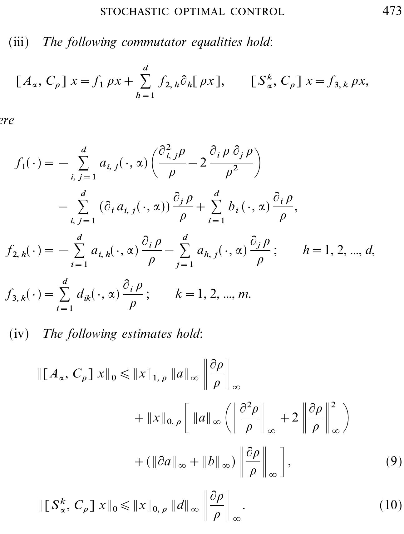 PDF) Hamilton–Jacobi–Bellman Equations for the Optimal Control of 
