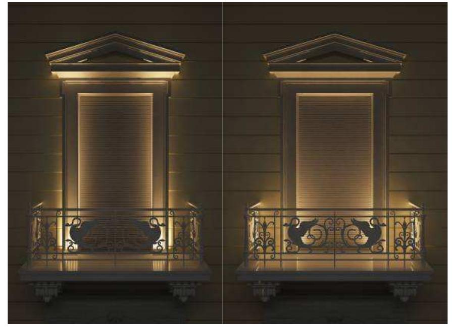 Fig. 7. Luminaire types B1 & B2. 