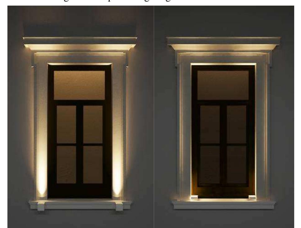 Fig. 21. Samples of lighting results — Typical window. 