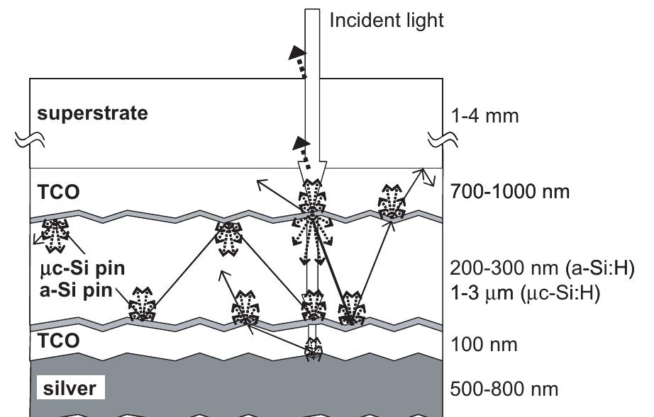 (PDF) TCO and light trapping in silicon thin film solar cells