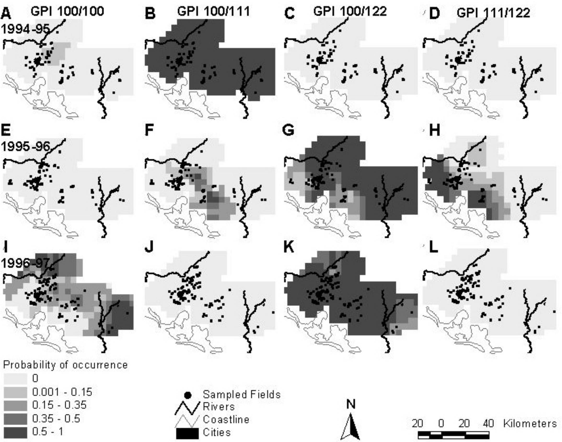 (PDF) Spatial Analysis of Phytophthora infestans Genotypes and Late ...