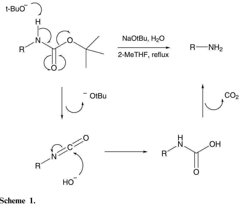 (PDF) Deprotection of a primary Boc group under basic conditions