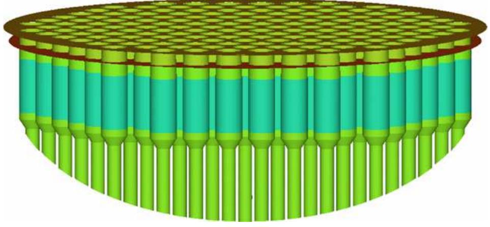 Figure 7 - from Simulation of mixing effects in a VVER-1000