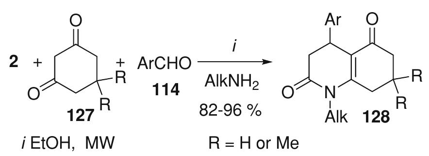 Hantzsch reaction applying meldrum’s acid, 1,3-
