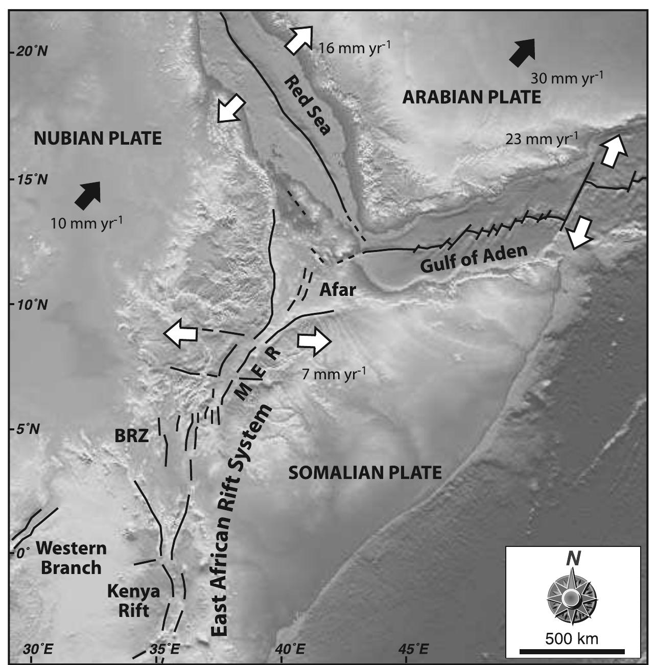 Figure 5 - from Evolution of the Main Ethiopian Rift in the