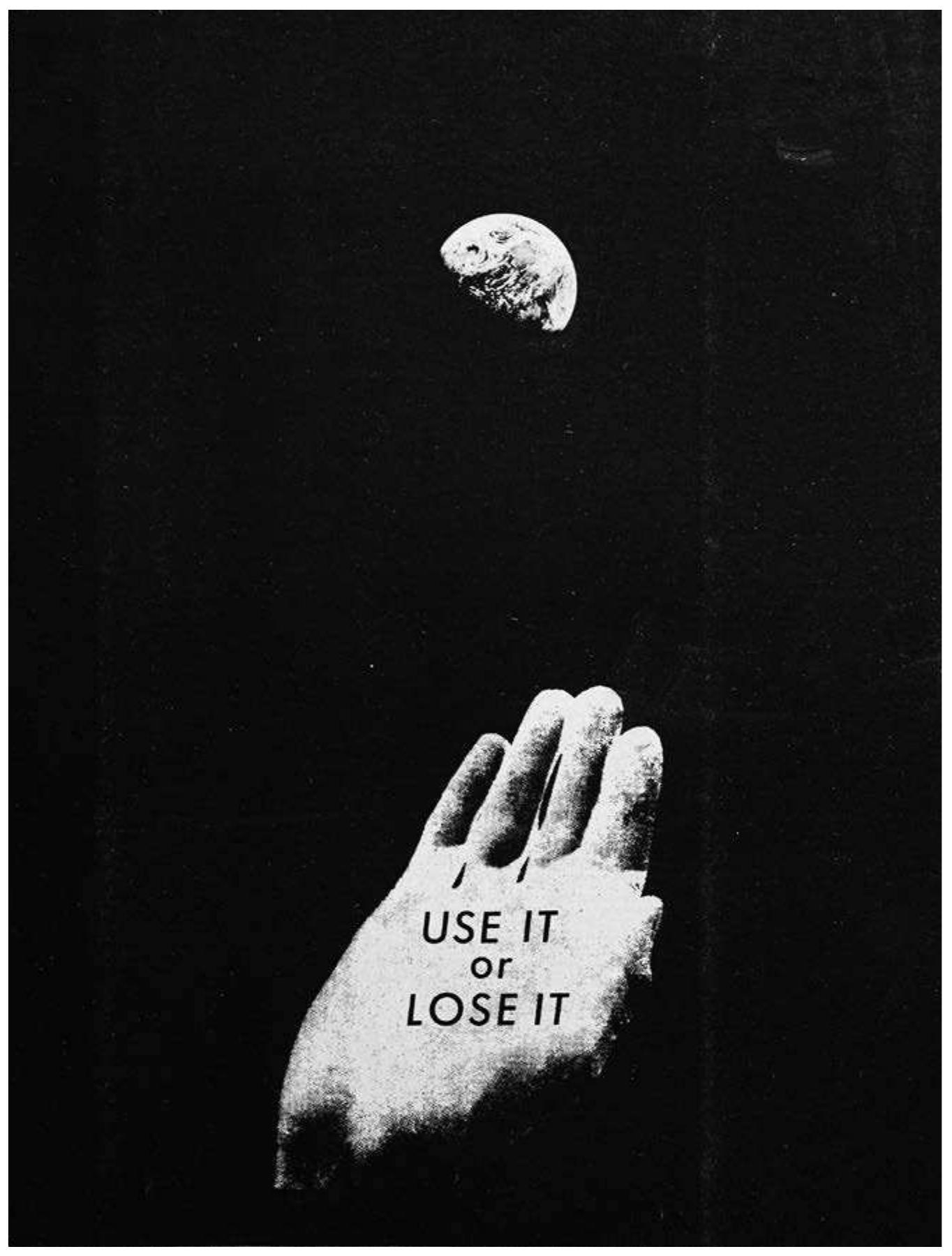 Fig. 1 (previous spread): Stephen Shames, participants in the Black Panther Free Food Program, Palo Alto, Californie 1972; above: Stewart Brand, The Difficult But Possible Supplement to the Whole Earth Catalog, January 1969 